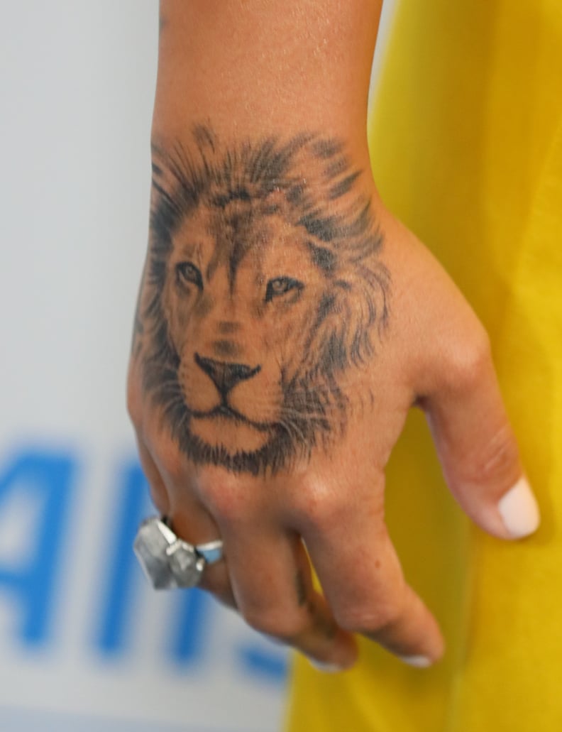 Demi Lovato's Lion-Head Tattoo