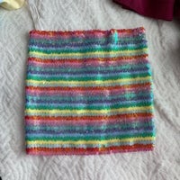 ASOS Rainbow Sequin Crop Top