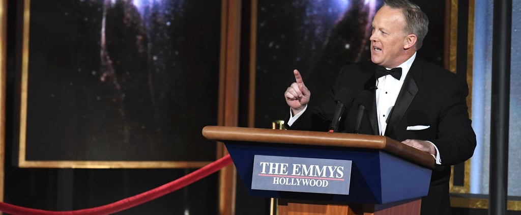 Sean Spicer at the 2017 Emmy Awards