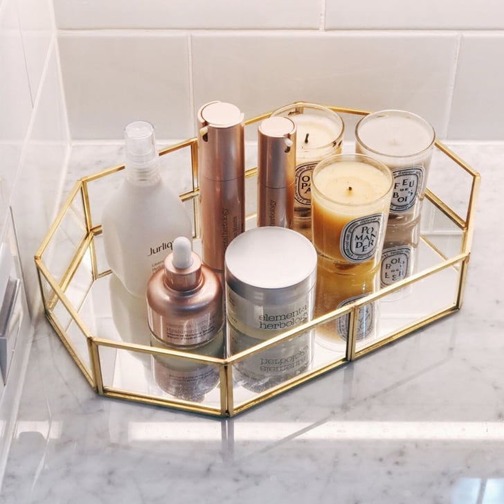 Susie Glass Vanity Tray The Best Bathroom Storage Products From