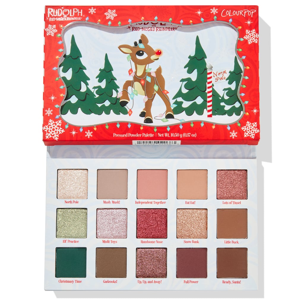 ColourPop Rudolph the Red-Nosed Reindeer Shadow Palette
