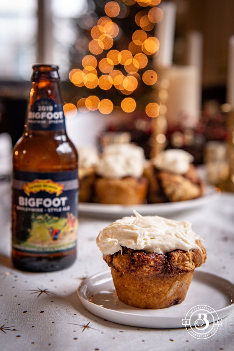 Beer Bread Cinnamon Roll Muffins