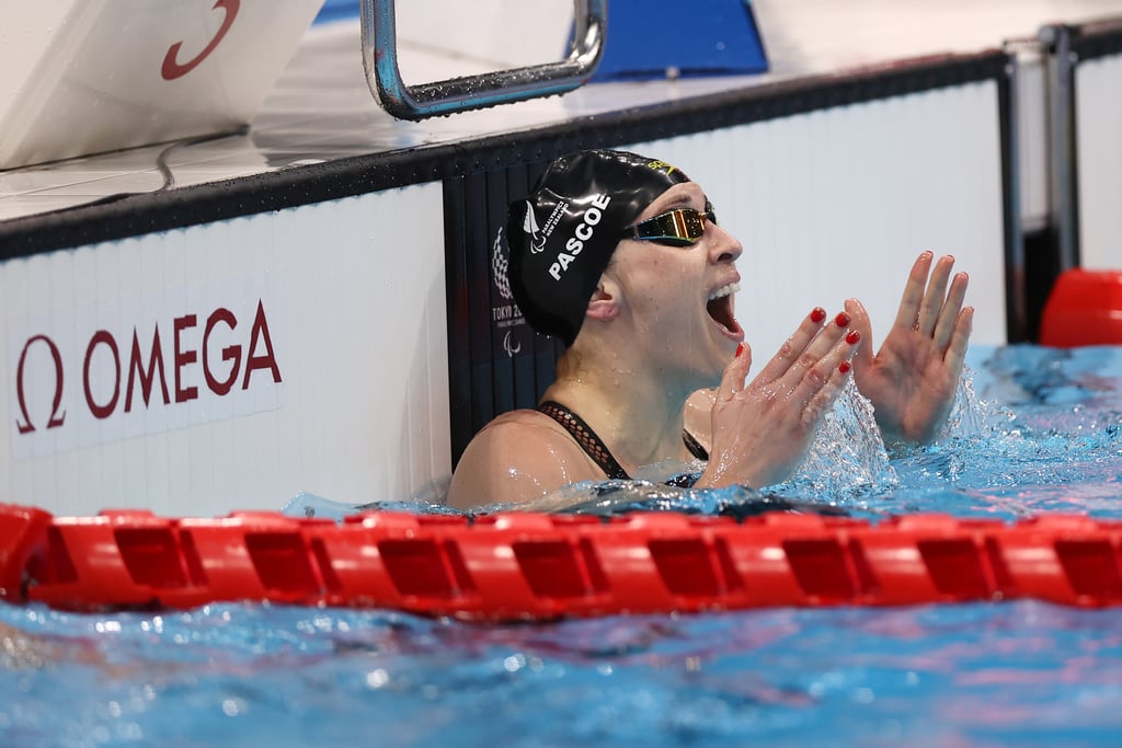 Sophie Pascoe After Winning Women's S9 100m Freestyle Gold on Aug. 31