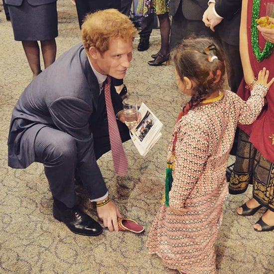 Prince Harry's Cinderella Moment With a Little Girl