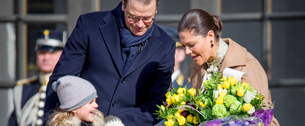 Princess Victoria and Family at Name Day Ceremony