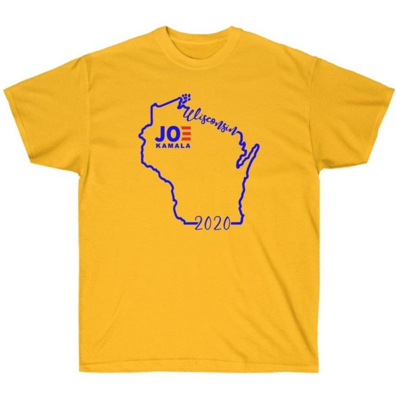 乔和卡玛拉赢得了威斯康辛州的权力平衡的衬衫