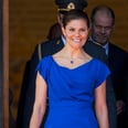 You'll Want to Zoom In on the Electric Blue Clutch Princess Victoria's Carrying