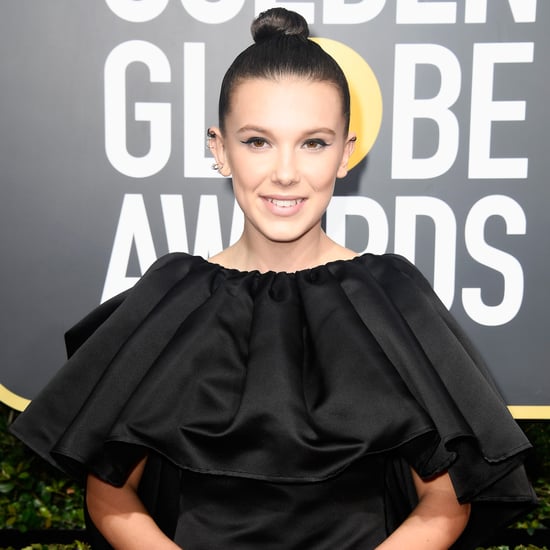 Millie Bobby Brown's Pink Eye Shadow July 2018