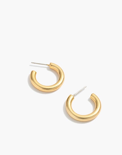 Madewell Chunky Small Hoop Earrings