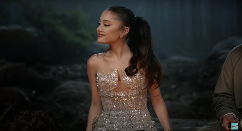 Ariana Grande's Ulyana Sergeenko Outfit in The Voice Promo