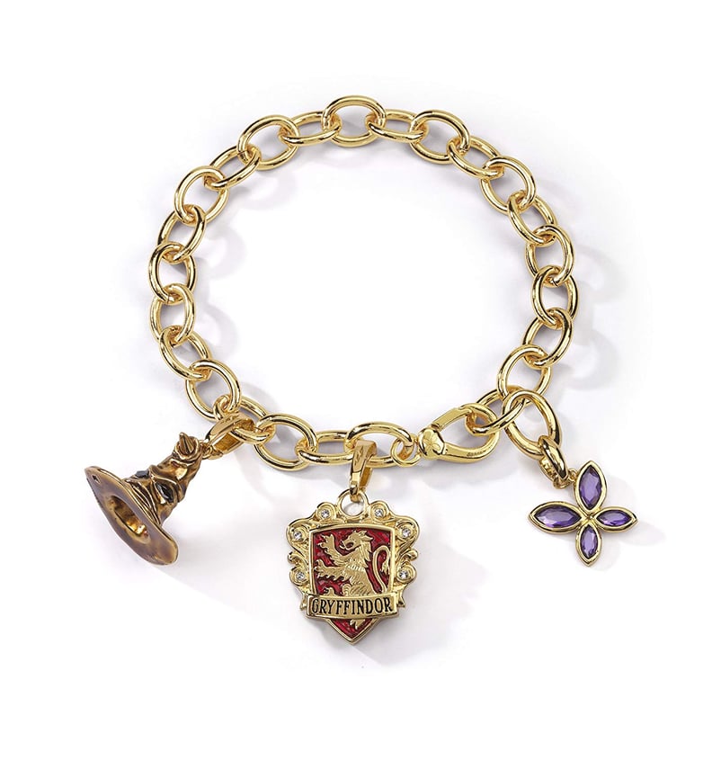 The Noble Collection Lumos Harry Potter Gryffindor Charm Bracelet