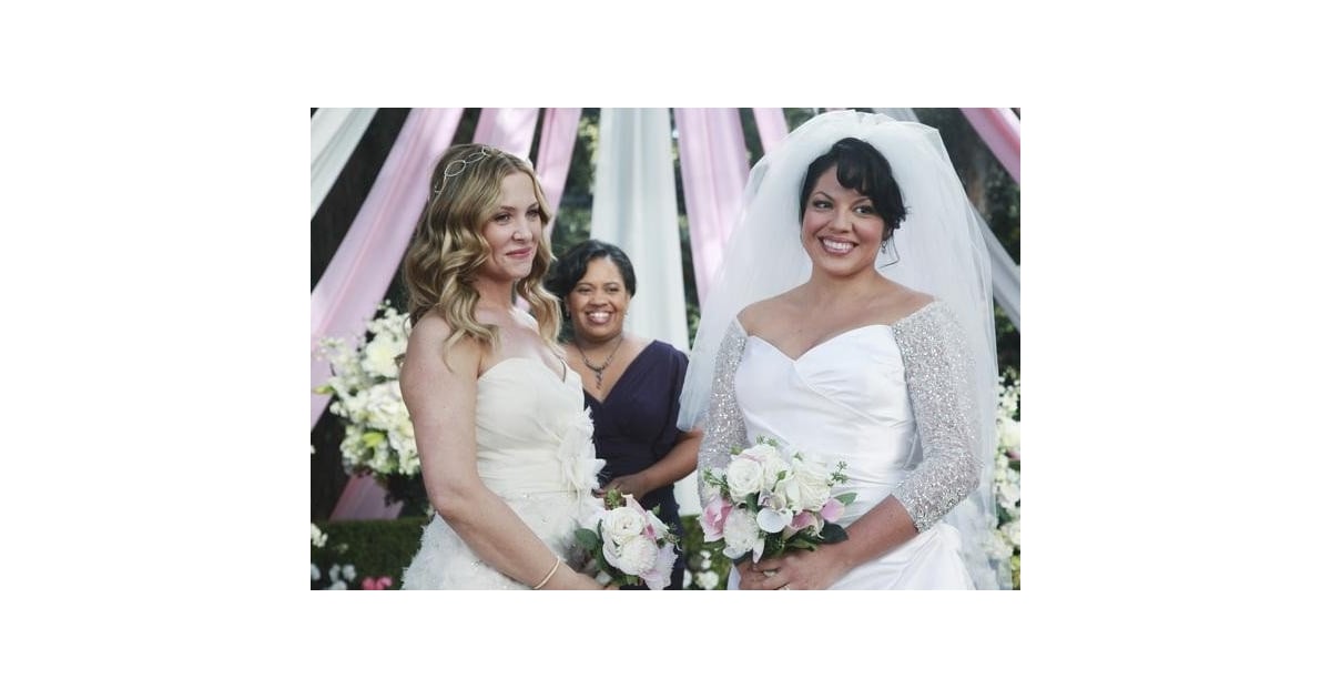 Callie and Arizona Best Grey's Anatomy Weddings POPSUGAR
