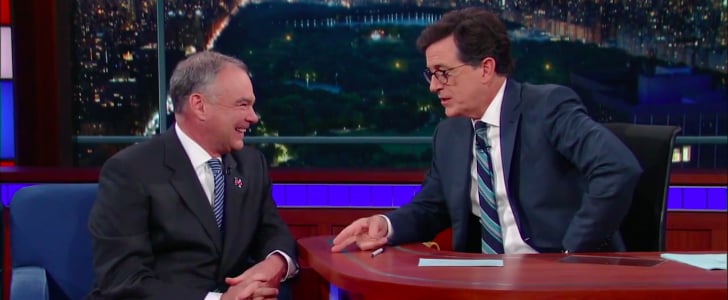 Tim Kaine on Stephen Colbert