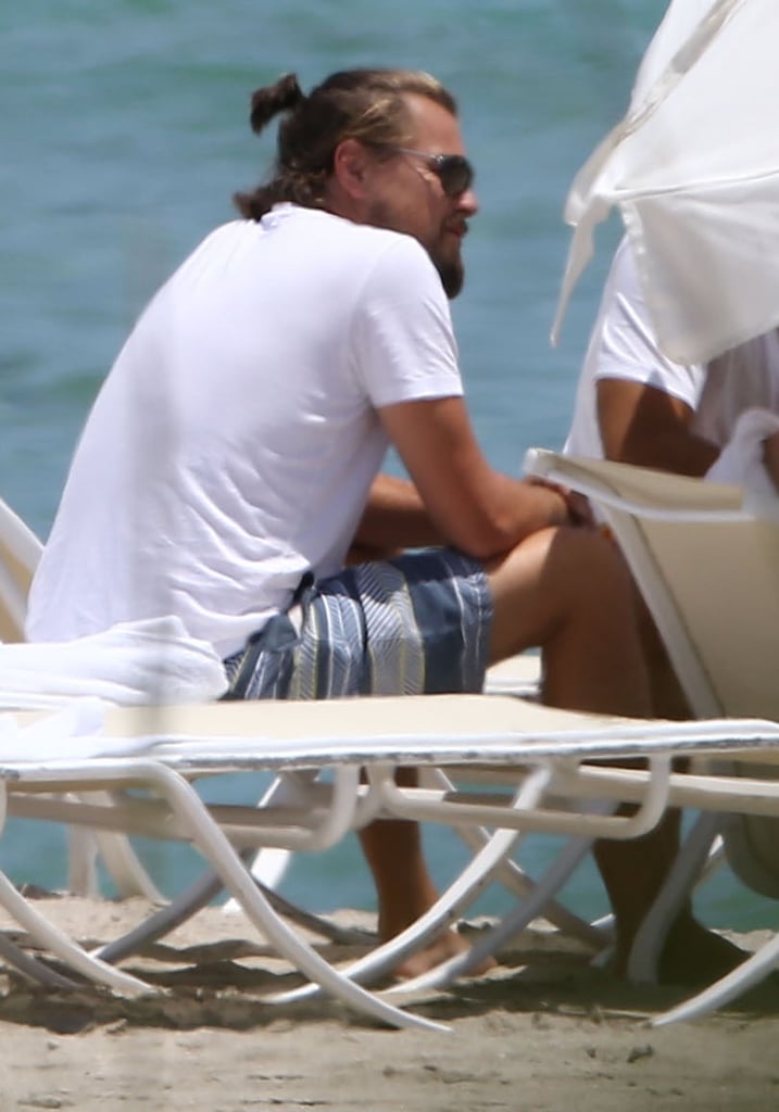 Shirtless Leonardo Dicaprio In Miami Beach 2014 Pictures Popsugar 
