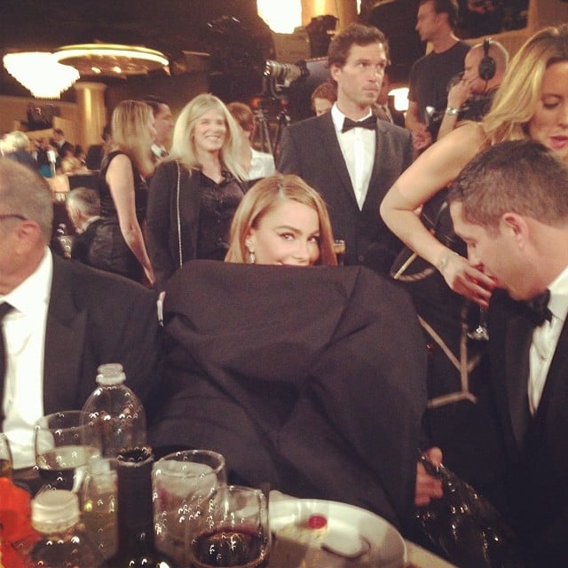 Sofia Vergara's dress was full of secrets.
Source: Instagram user jessetyler