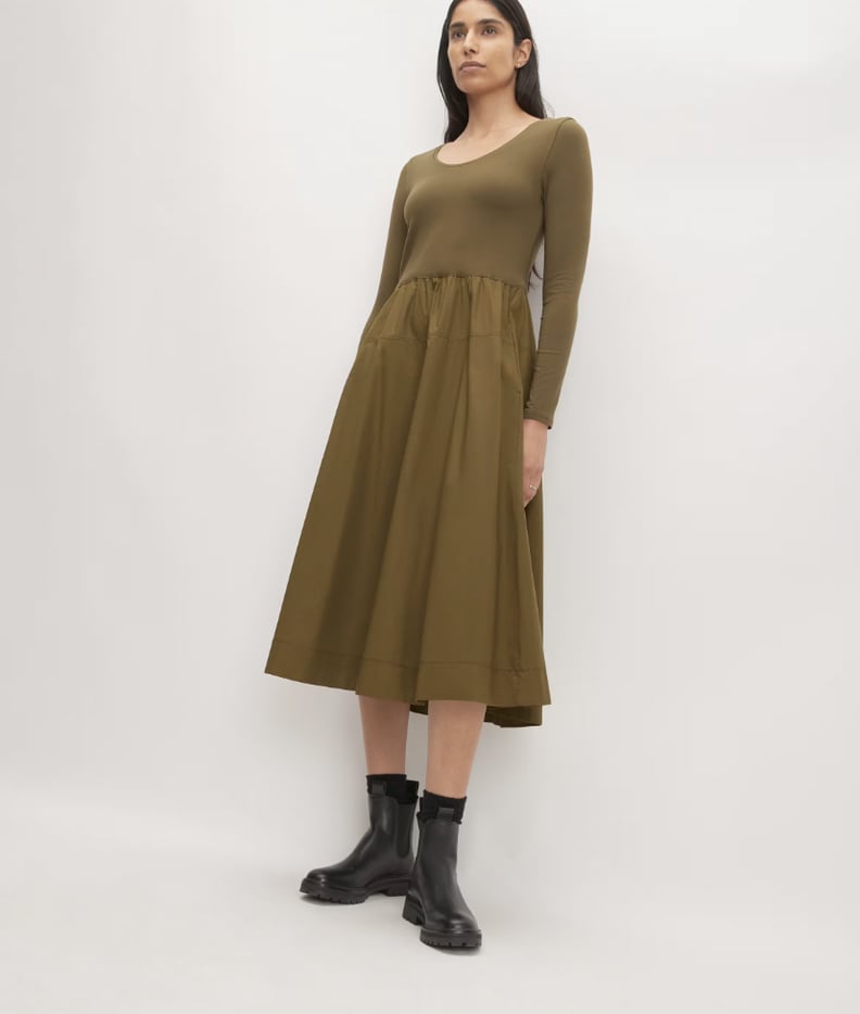 A Long-Sleeve Dress