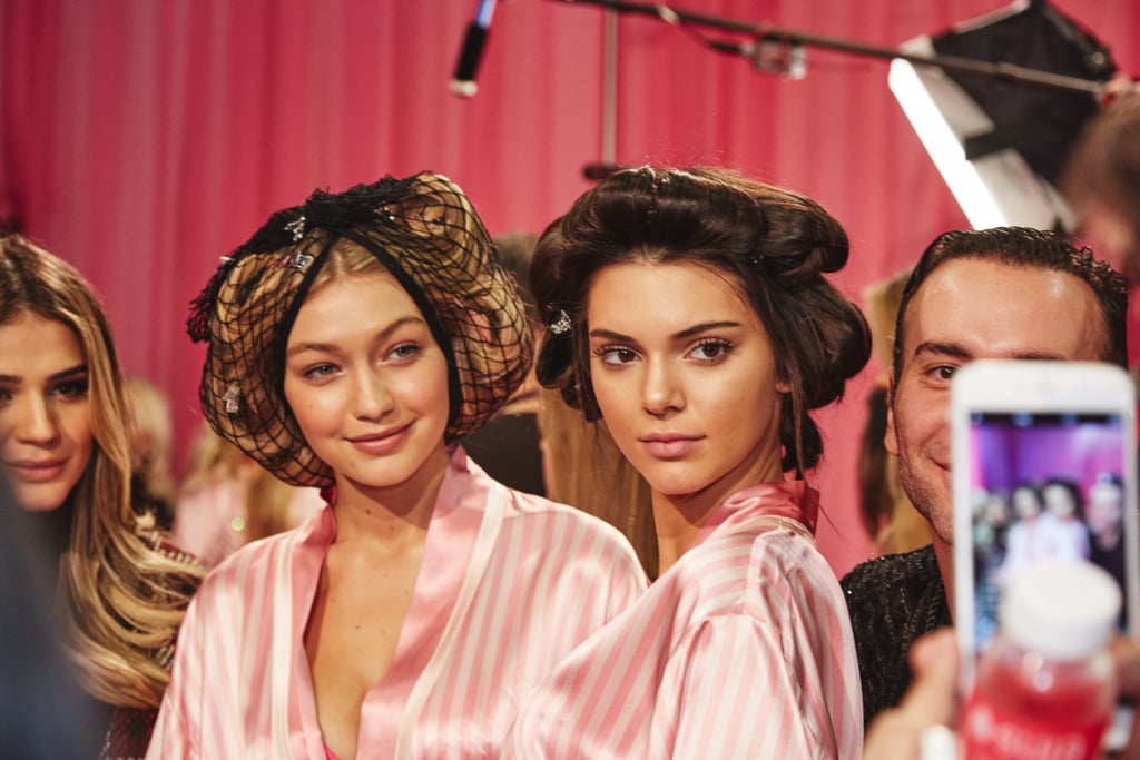 BFFs Gigi Hadid and Kendall Jenner pose for the cameras.