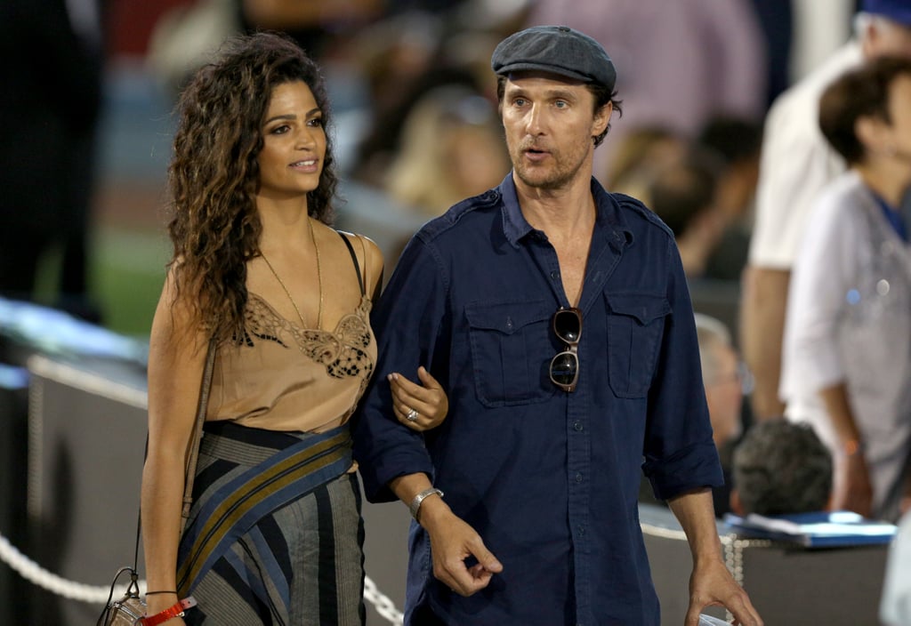 Matthew McConaughey and Camila Alves at LA Dodgers Gala 2016