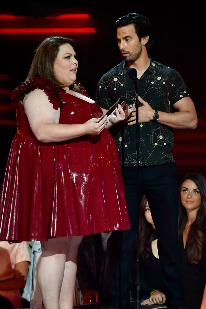 Chrissy Metz Latex Dress at the 2017 MTV Movie and TV Awards