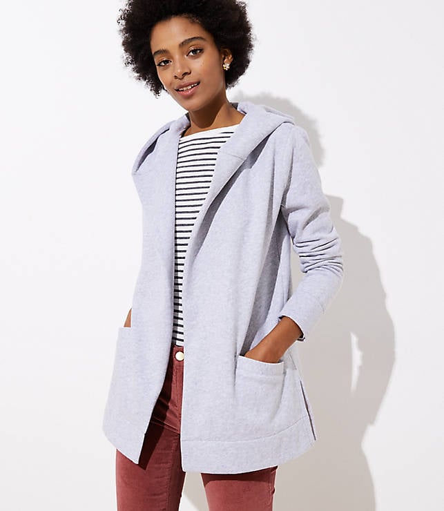 Terry Open Hoodie