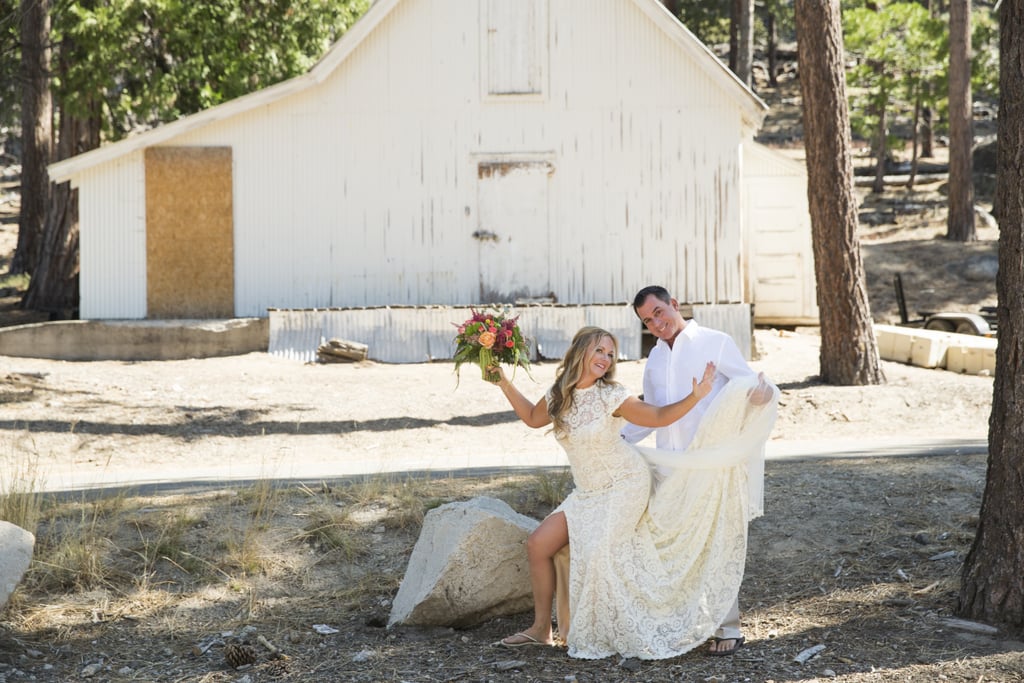 Colorful Lake Tahoe Wedding