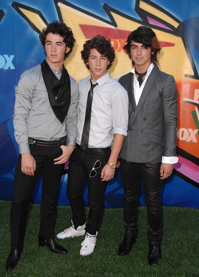 The Jonas Brothers at the Teen Choice Awards in 2007