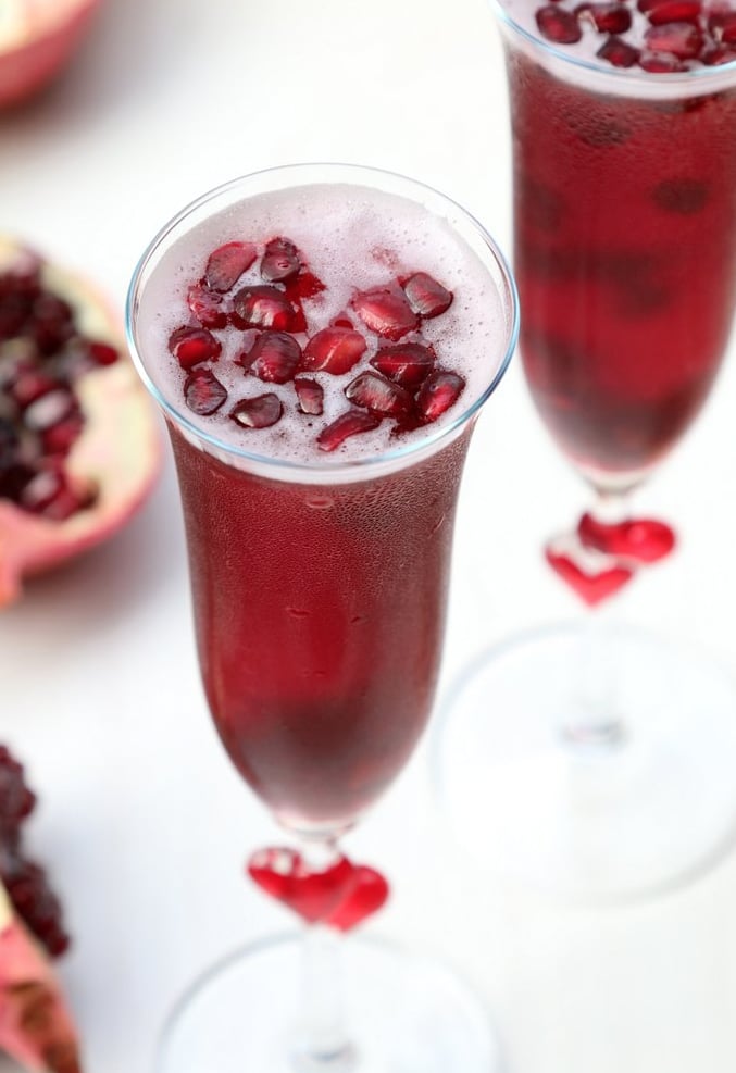 Sparkling Pomegranate Cocktail