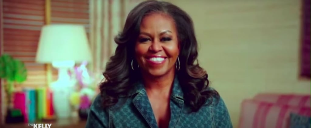 Michelle Obama Wears Denim Shirt on Kelly Clarkson Show