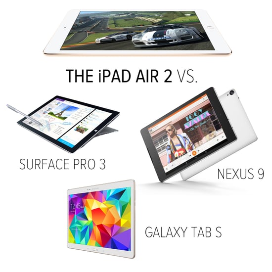 iPad Air 2 vs. Galaxy Tab S