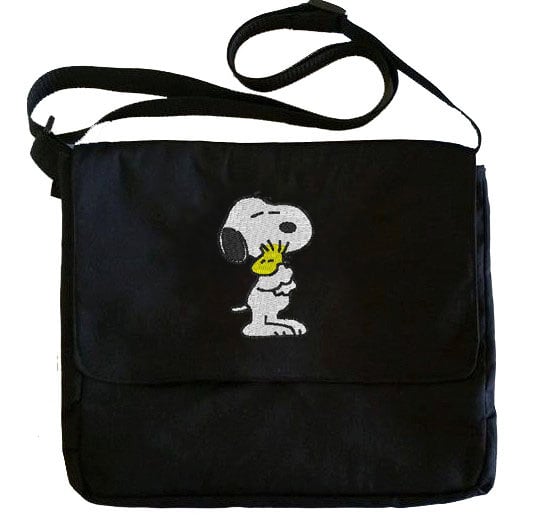 snoopy messenger bag