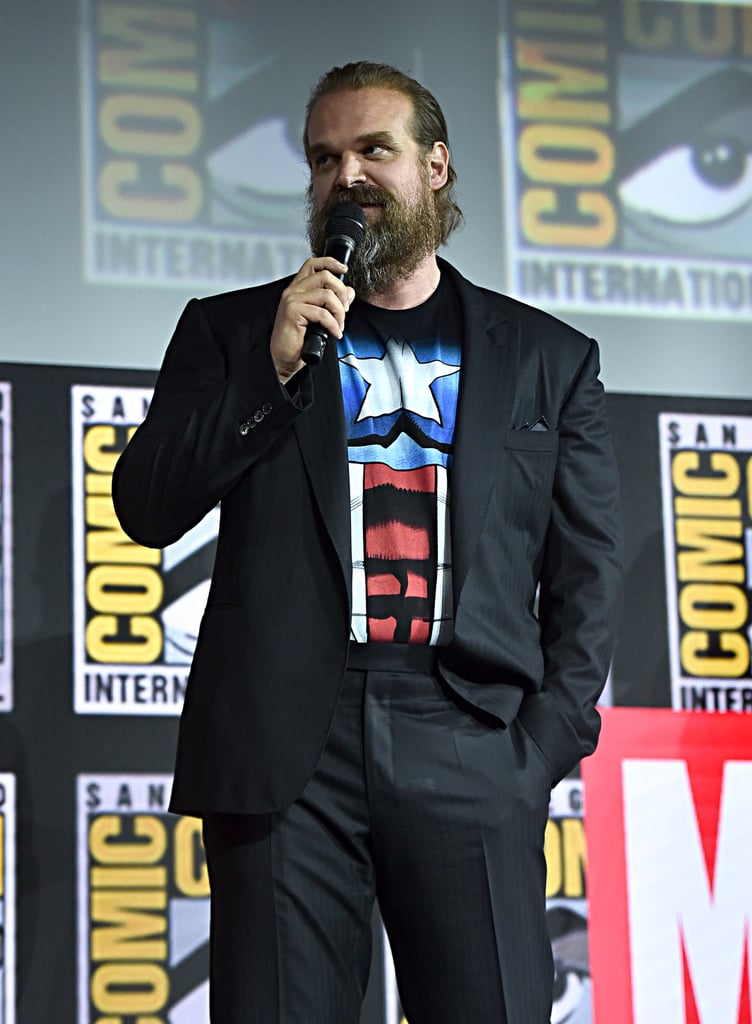 Pictured: David Harbour at San Diego Comic-Con.