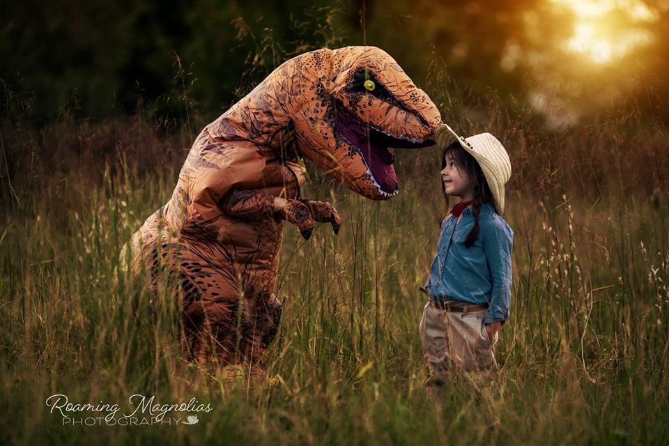 Mom Has Dinosaur Photo Shoot For Son With Autism