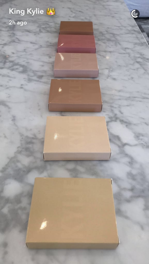 Kylie Jenner Launches Highlighter Swatches POPSUGAR Beauty