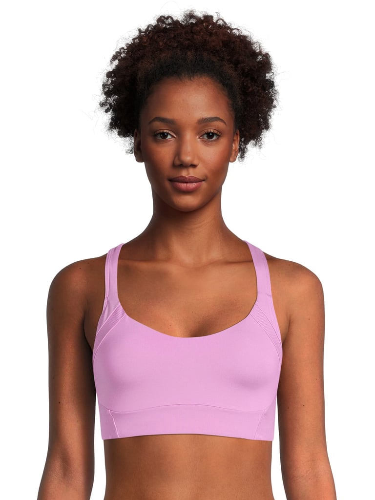 Avia Women's Split Racerback Bra with Adjustable Straps in Wild Orchid