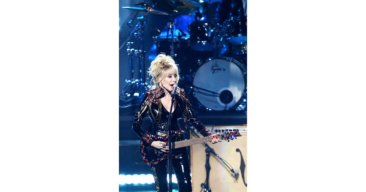 Doll Parton at the 37th Annual Rock & Roll Hall of Fame Why Dolly