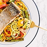 Corn Slaw With Sugar Snap Peas and Courgette Noodles