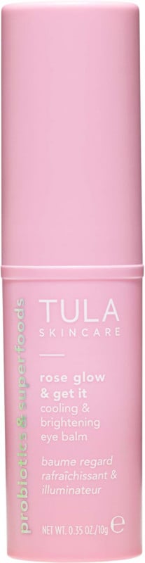  TULA Skin Care Eye Balm Glow & Get It - Dark Circle Treatment,  Instantly Hydrate and Brighten Undereye Area, Portable and Perfect to Use  On-the-go, 0.35 oz. : Beauty & Personal