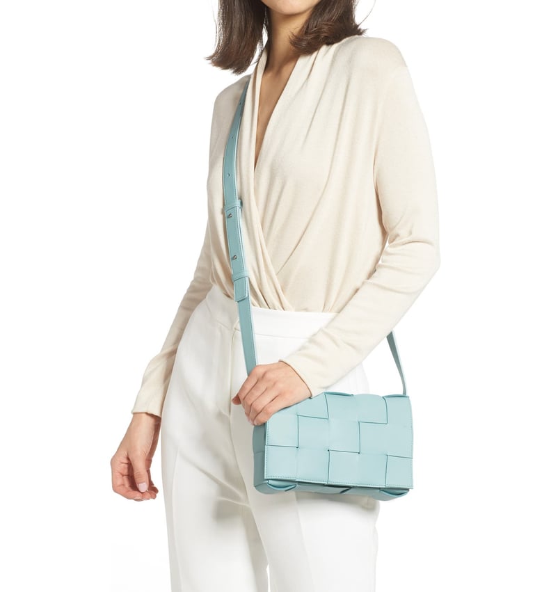 A Classic Bag: Bottega Veneta Cassette Intrecciato Leather Crossbody Bag