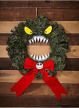 The Nightmare Before Christmas Monster Wreath