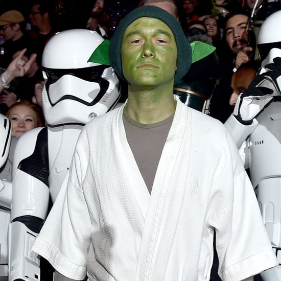 Joseph Gordon-Levitt Yoda Costume at Star Wars Premiere 2015