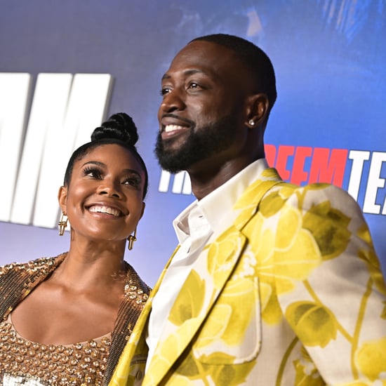 Gabrielle Union and Dwyane Wade Coordinate in Gold Outfits