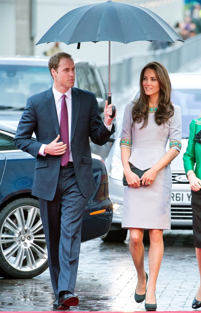 Back in 2012, Kate wore the same Matthew Williamson design at the premiere of African Cats with Prince William.