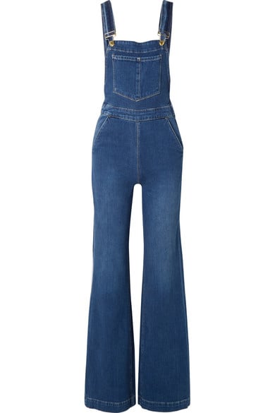 Frame Palazzo Denim Overalls