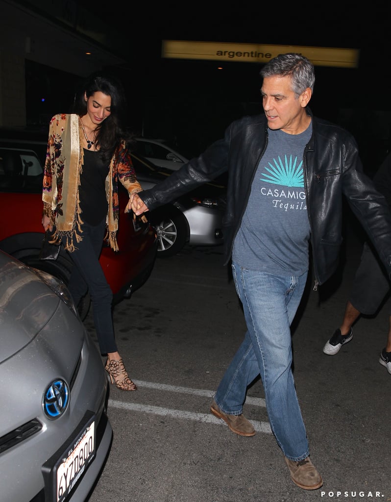 George Clooney and Amal Alamuddin on a Date | Pictures