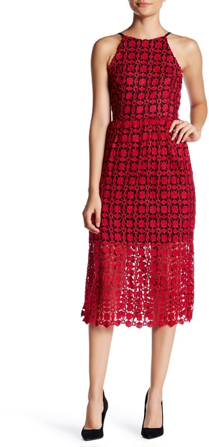 Romeo & Juliet Couture Crochet Midi Dress