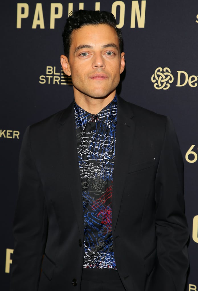 Charlie Hunnam and Rami Malek at Papillon Premiere Aug. 2018