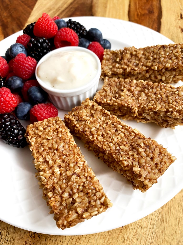 Healthy Vegan SteelCut Oatmeal Sticks Recipe POPSUGAR Fitness
