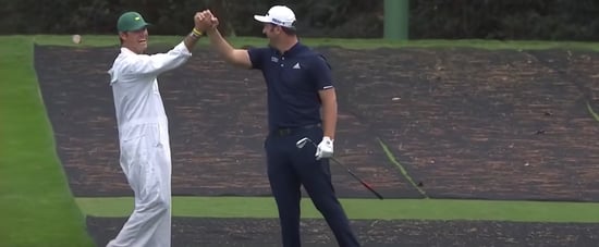 Watch Jon Rahm Hit a Hole in One at Masters Practice Round