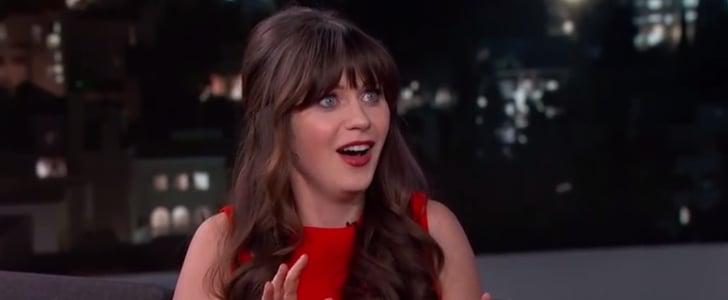 Zooey Deschanel on Jimmy Kimmel Live | March 27, 2015 | POPSUGAR Celebrity