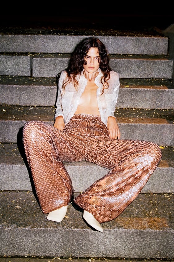 Oversize Sequin Shirt